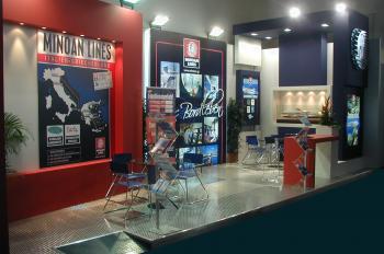 EXHIBITION STANDS MINOAN LINES|CBR MUNICH 001