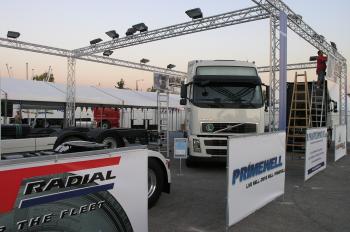 EXHIBITION STANDS OUTDOOR CONSTRUCTIONS VOLVO | TRUCK SHOW MEGARA 001