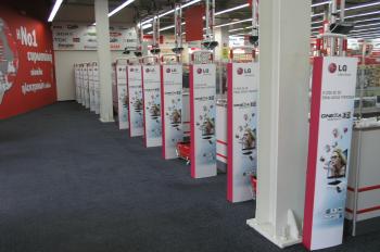 EXHIBITION STANDS MARKINGS SIGNS LG ELECTRONICS | RENTIS 001